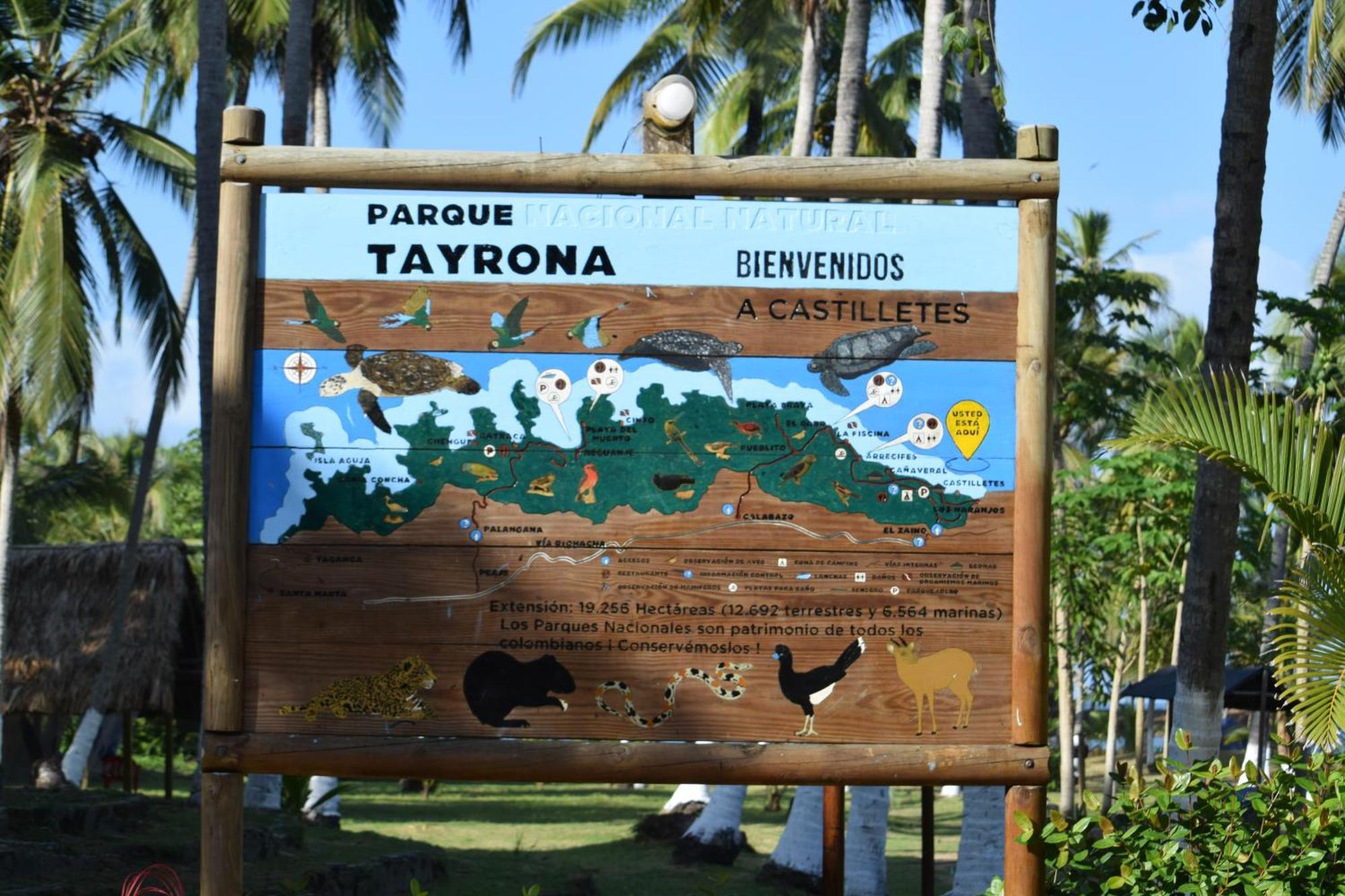 Casa De Campo Castillete Dentro Del Parque Tayrona El Zaino Bagian luar foto