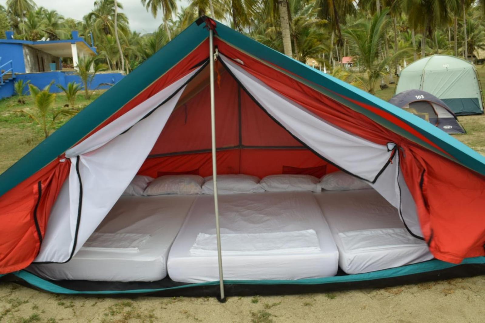 Casa De Campo Castillete Dentro Del Parque Tayrona El Zaino Ruang foto